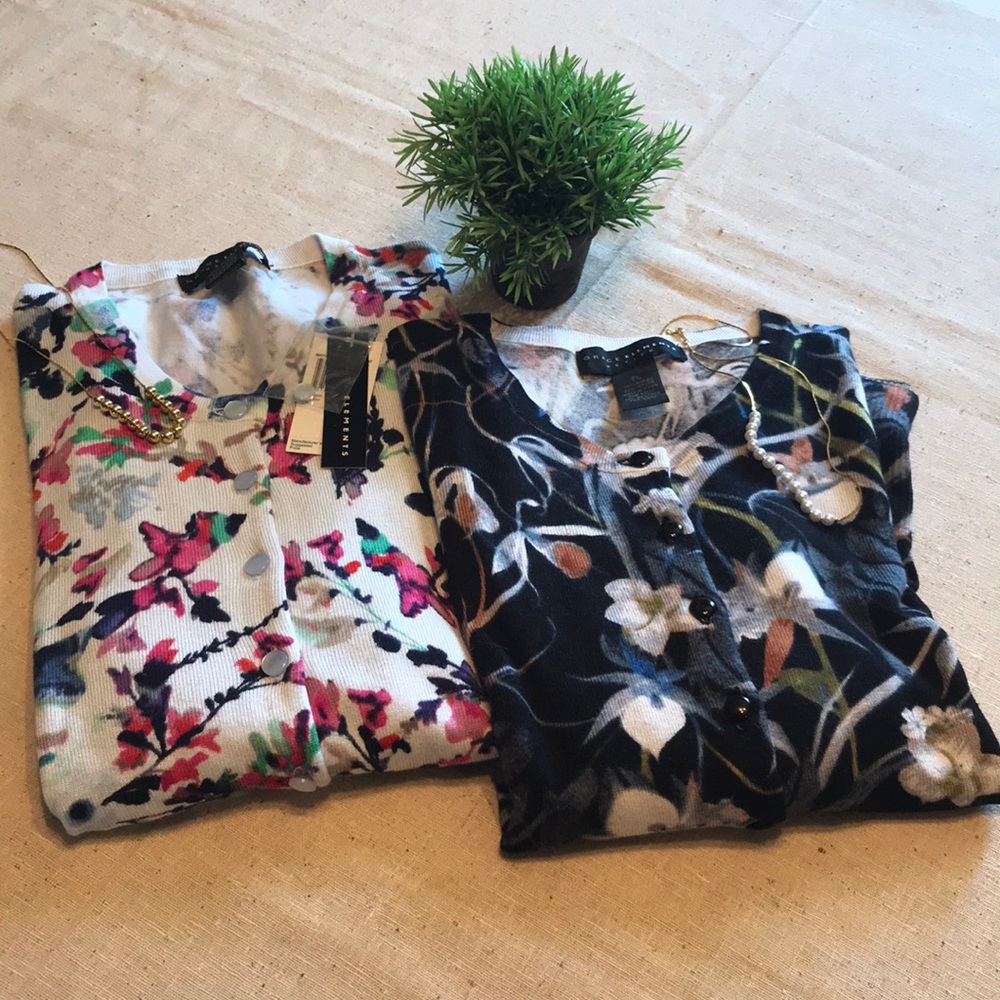 (2) Grace Element cardigans 1 is NWT..PL